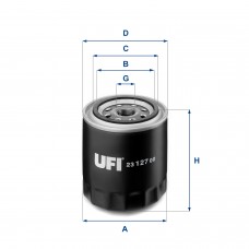 UFI OIL FILTERS 23.127.00