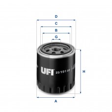 UFI OIL FILTERS 23.191.00