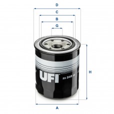 UFI OIL FILTERS 23.248.00