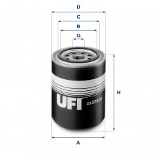 UFI OIL FILTERS 23.256.00