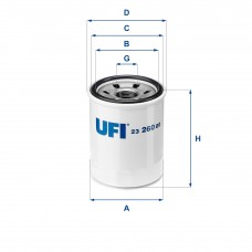UFI OIL FILTERS 23.260.00