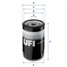 UFI OIL FILTERS 23.291.00