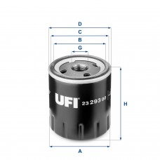 UFI OIL FILTERS 23.293.00