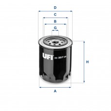 UFI OIL FILTERS 23.297.00