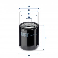 UFI OIL FILTERS 23.401.00