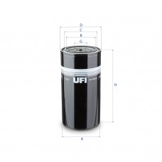 UFI OIL FILTERS 23.412.00 UFI OIL FILTERS 23.412.00