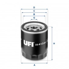 UFI OIL FILTERS 23.413.00 UFI OIL FILTERS 23.413.00