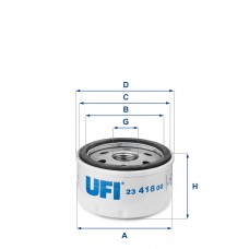 UFI OIL FILTERS 23.418.00 UFI OIL FILTERS 23.418.00