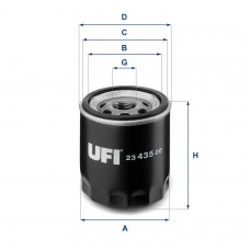 UFI OIL FILTERS 23.435.00 UFI OIL FILTERS 23.435.00