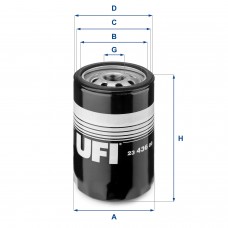UFI OIL FILTERS 23.436.00 UFI OIL FILTERS 23.436.00
