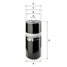 UFI OIL FILTERS 23.446.00 UFI OIL FILTERS 23.446.00