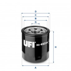 UFI OIL FILTERS 23.452.00 UFI OIL FILTERS 23.452.00