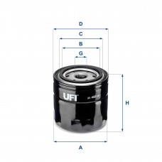 UFI OIL FILTERS 23.458.00 UFI OIL FILTERS 23.458.00