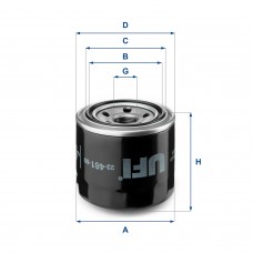 UFI OIL FILTERS 23.461.00 UFI OIL FILTERS 23.461.00