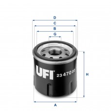 UFI OIL FILTERS 23.470.00 UFI OIL FILTERS 23.470.00