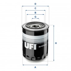UFI OIL FILTERS 23.472.00 UFI OIL FILTERS 23.472.00