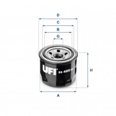 UFI OIL FILTERS 23.485.00 UFI OIL FILTERS 23.485.00