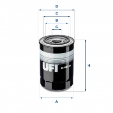 UFI OIL FILTERS 23.486.00 UFI OIL FILTERS 23.486.00