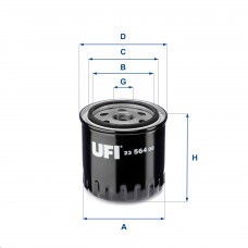 UFI OIL FILTERS 23.564.00 UFI OIL FILTERS 23.564.00