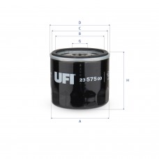 UFI OIL FILTERS 23.575.00 UFI OIL FILTERS 23.575.00